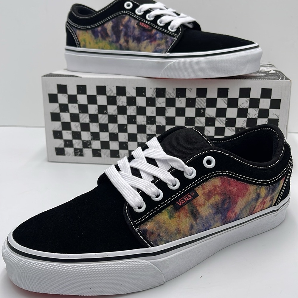 Vans Men’s Black and Tie-Dye Sneakers Skate Chukka L
Terry Black
VN0A4BX4BML